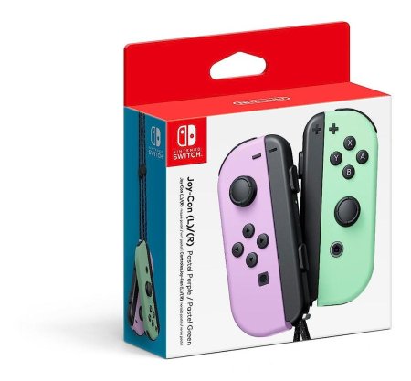 Набор из 2-х контроллеров Joy-Con Пастельный Фиолетовый/Пастельный Зеленый Оригинал (Switch)