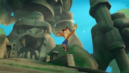  Crash of The Titans (Крэш: Битва Титанов) Русская Версия Essentials (PSP) USED Б/У 