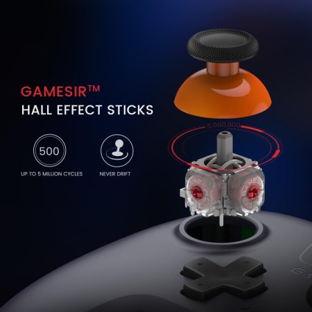 Геймпад беспроводной Wireless Controller Bluetooth XInput GameSir Nova Lite (Midnight Blue) (Switch/Android/IOS/PC)