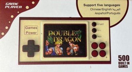 Портативная игровая приставка 8 bit Retro K30 аналог Ну Погоди + 500 встроенных игр для 8 bit, Денди (Dendy)