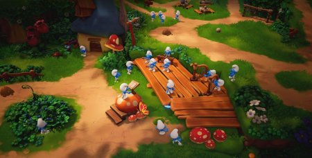 игра The Smurfs (Смурфики): Мечты (Dreams) Мечтательное издание (Reverie Edition) Русская Версия (Switch) для Nintendo Switch
