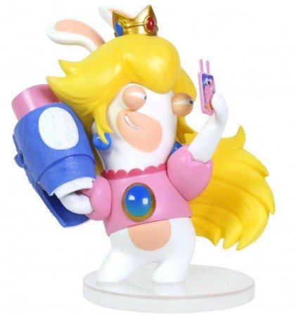 Фигурка Ubisoft: Кролик Пич (Rabbid Peach) Mario + Rabbids Kingdom Battle (Битва За Королевство) 8 см
