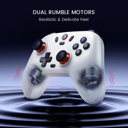 Геймпад беспроводной Wireless Controller Bluetooth XInput GameSir Nova Lite (White) (Switch/Android/IOS/PC)
