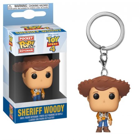   Funko Pocket POP! Keychain:  (Woody)   4 (Toy Story 4) (37416-PDQ) 4 