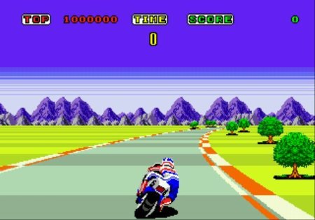 Super Hang-On (Супер мотогонки) Русская Версия (16 bit) 