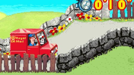 Почтальон Пэт и Ракета Гриндейла (Postman Pat and the Greendale Rocket) Русская Версия (GBA) для Game boy