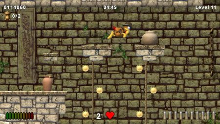 Игра Crazy Chicken (Сумасшедшие цыплята): Jump 'n' Run Traps and Treasures (PS4) Playstation 4