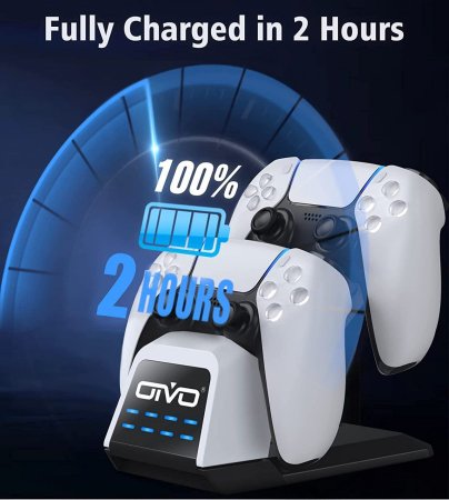 Зарядная станция для 2-х геймпадов Playstation DualSense OIVO (IV-P5233) (PS5)