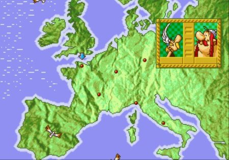 Сборник игр 9 в 1 BS9001 (Simpsons + Asterix + ...) Русская Версия (16 bit) 