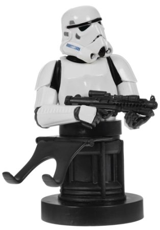 Фигурка подставка для геймпада/телефона Cable Guys: Штурмовик (Stormtrooper) Звездные войны: Мандалорец (Star Wars: The Mandalorian) (CGCRSW400357)