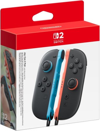 Набор из 2-х контроллеров Joy-Con 2 Светло-Синий/Светло-Красный (Light Blue/Light Red) Оригинал (Switch 2) JPN