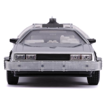 Модель машинки Jada Toys Hollywood Rides: Машина Времени (Time Machine) Назад в Будущее 2 (Back to the Future 2) (31468) 1:24 