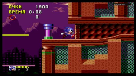 Соник Ежик (Sonic The Hedgehog) Русская Версия (16 bit) 
