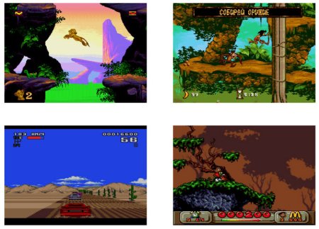 Сборник игр 7 в 1 Bs7102 (JBook+LKing+...) Русская Версия (16 bit) 