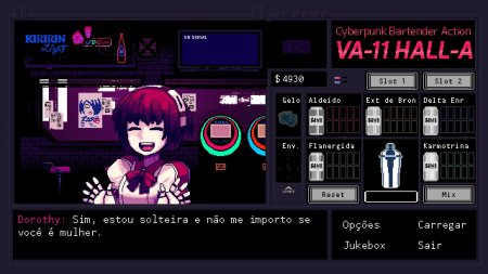 игра VA-11 Hall-A: Cyberpunk Bartender Action (Switch) для Nintendo Switch