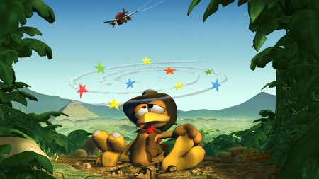 Игра Crazy Chicken (Сумасшедшие цыплята): Jump 'n' Run Traps and Treasures (PS4) Playstation 4