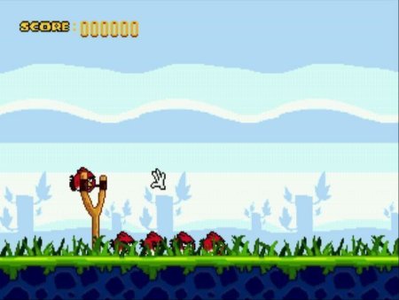 Сборник игр 2 в 1 A-201 Angry Birds / World of Tanks Русская Версия (16 bit) 