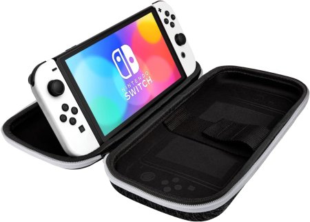 Чехол-сумка Nintendo Switch Slim Deluxe Slim Deluxe PDP (500-218-EU-BW) Черно-белый (Black/White) (Switch/Switch Lite/Switch OLED)