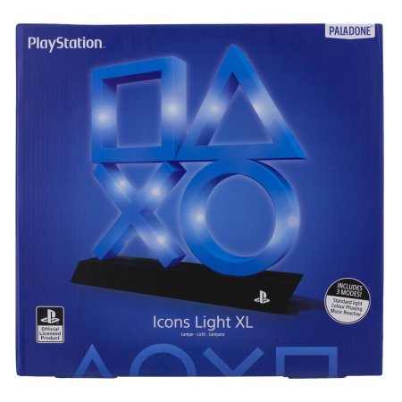  Светильник Paladone: Иконки плейстейшн (Playstation Icons Light XL)  (PP7917PS) Синие 32 см