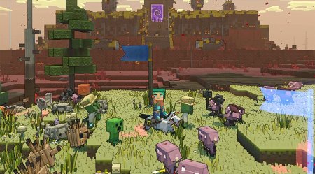 Игра Minecraft Legends Deluxe Edition Русская Версия (PS4/PS5) Playstation 4