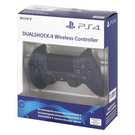    Sony DualShock 4 Wireless Controller (v2) Midnight Blue (-)  (PS4) 