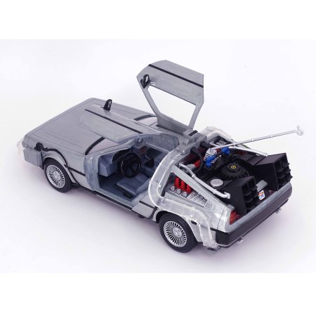 Модель машинки Jada Toys Hollywood Rides: Машина Времени (Time Machine) Назад в Будущее 1 (Back To The Future 1) (32911) 1:24  