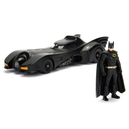 Модель машинки с фигуркой Jada Toys Hollywood Rides: Бэтмобиль 1989 (Batmobile 1989) 1:24 + Фигурка Бэтмен (Batman) 7 см (98224 (98260)) 