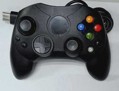 Геймпад проводной Old Skool Xbox Controller (Classic) (Черный)