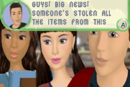 Дневники Барби: Тайна старшей школы (Barbie Diaries: High School Mystery) Русская Версия (GBA) для Game boy