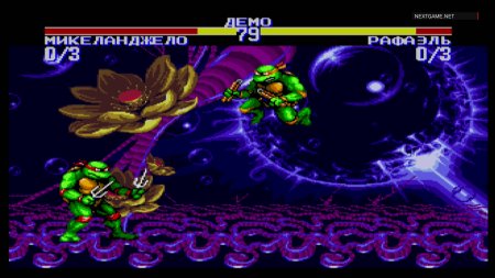 TMNT Teenage Mutant Ninja Turtles (Черепашки Ниндзя): Tournament Fighters Русская Версия (16 bit) 