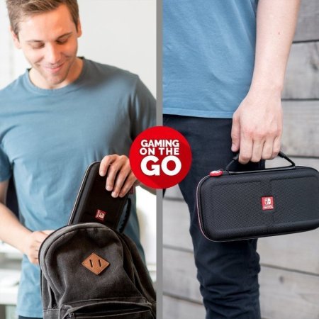 Чехол-сумка + кейс для картриджей Deluxe Travel Case (NNS40) (Switch)