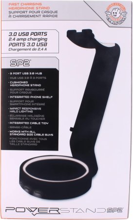 Подставка для фигурок и наушников Cable Guys Power Stand SP2 (Black) Черный (895685) 30 см
