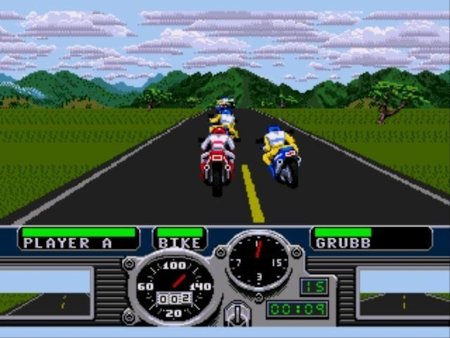 Коллекционный сборник 3 в 1 Гонки На Спортбайках (Road Rash) (16BC-003) Русская Версия (16 bit) 