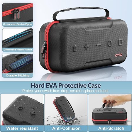 Чехол-сумка Carry Case Oivo (IV-SW188) Red (Красный) (Switch/Switch OLED)