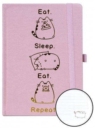  Pyramid: , , ,  (Eat. Sleep. Eat. Repeat.)   (Pusheen) (Premium Notebooks SR72508) A5