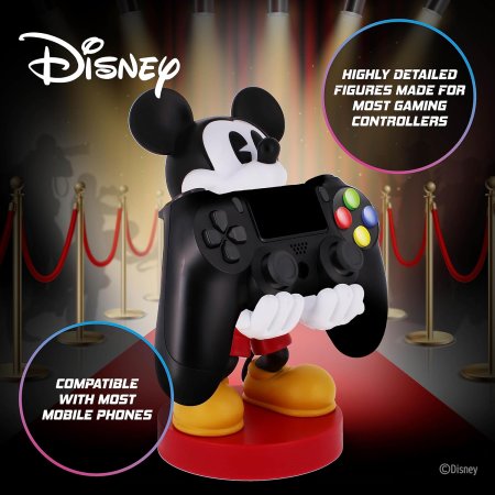 Фигурка подставка для геймпада/телефона Cable Guys: Микки Маус (Mickey Mouse) Дисней (Disney) 20 см
