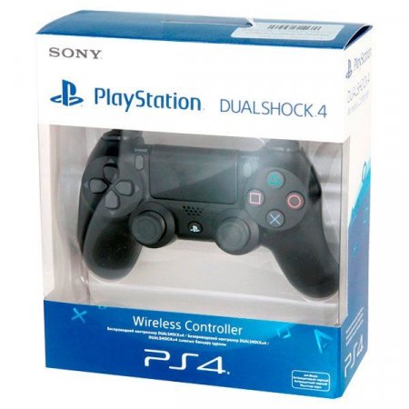    Sony DualShock 4 Wireless Controller (v2) Black ()  (PS4) 