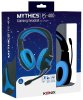 Игровая гарнитура проводная Konix Mythics Wired Gaming Headset PS-400 (Black-Blue) Черный-Синий (PS4) для PS4