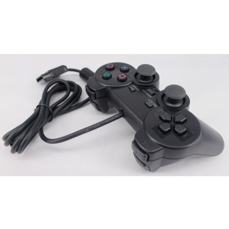 Геймпад проводной DualShock 2 (Black) Черный (PS1/PS2) для Sony PS2