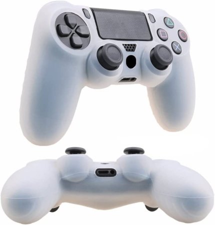  Защитный силиконовый чехол Controller Silicon Case для геймпада Sony Dualshock 4 Wireless Controller White (Белый) (PS4) 