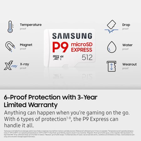 Карта памяти Samsung MicroSD Express Card (P9) 256 GB Оригинал (Switch 2)