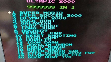 Сборник игр 9999999 в 1 (8 bit) для Денди 