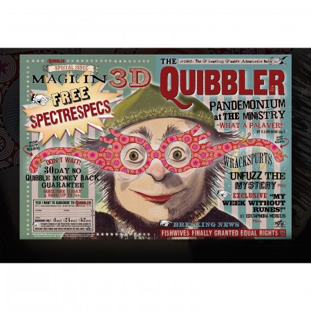   The Noble Collection:    (over of The Quibbler)   (Harry Potter) 1000 
