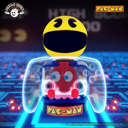 Фигурка подставка для геймпада/телефона Cable Guys: Пакман (Pac-Man) (896095) 20 см