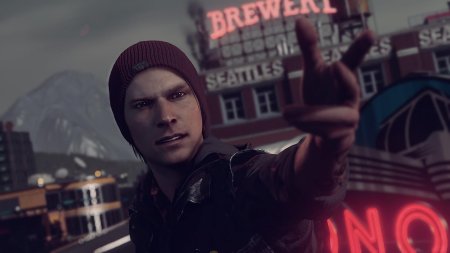 Игра Infamous: Второй сын (Second son) Русская Версия (PS4) USED Б/У Playstation 4