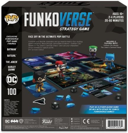 Настольная игра Funko POP! Funkoverse: Комиксы ДиСи (DC Comics) (100 Base Set) (42628)