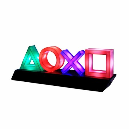  Светильник Paladone: Иконки плейстейшн (Playstation Icons Light) цветные