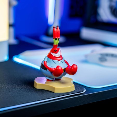  Фигурка подставка для геймпада/телефона Cable Guys Holdems Mini: Мистер Крабс (Mr. Krabs) Губка Боб Квадратные Штаны (SpongeBob Squarepants) (896811) 10 см 