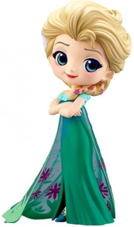  Banpresto Q Posket Disney Characters:   (Frozen)      (Elsa Surprise Coordinate Ver A) (85498P) 14 