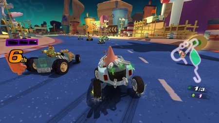 игра Nickelodeon Kart Racers Bundle (Код на загрузку) + Руль (Switch) для Nintendo Switch